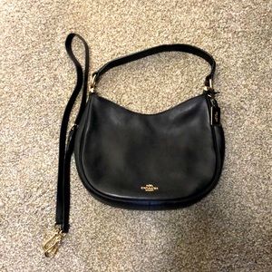 Coach Black Leather Crossbody/Shoulder Bag